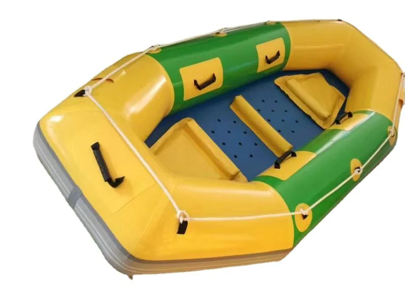 Outdoor Water Equipment Inflatable Drifting Boat Lifeboat Rescue Raft Boat with Thickened PVC Material