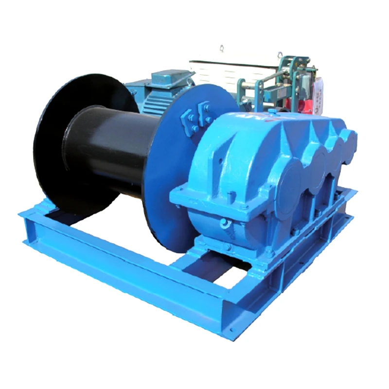 Heavy Duty Single Drum 10 ton electric wire rope winch for ship yacht boat