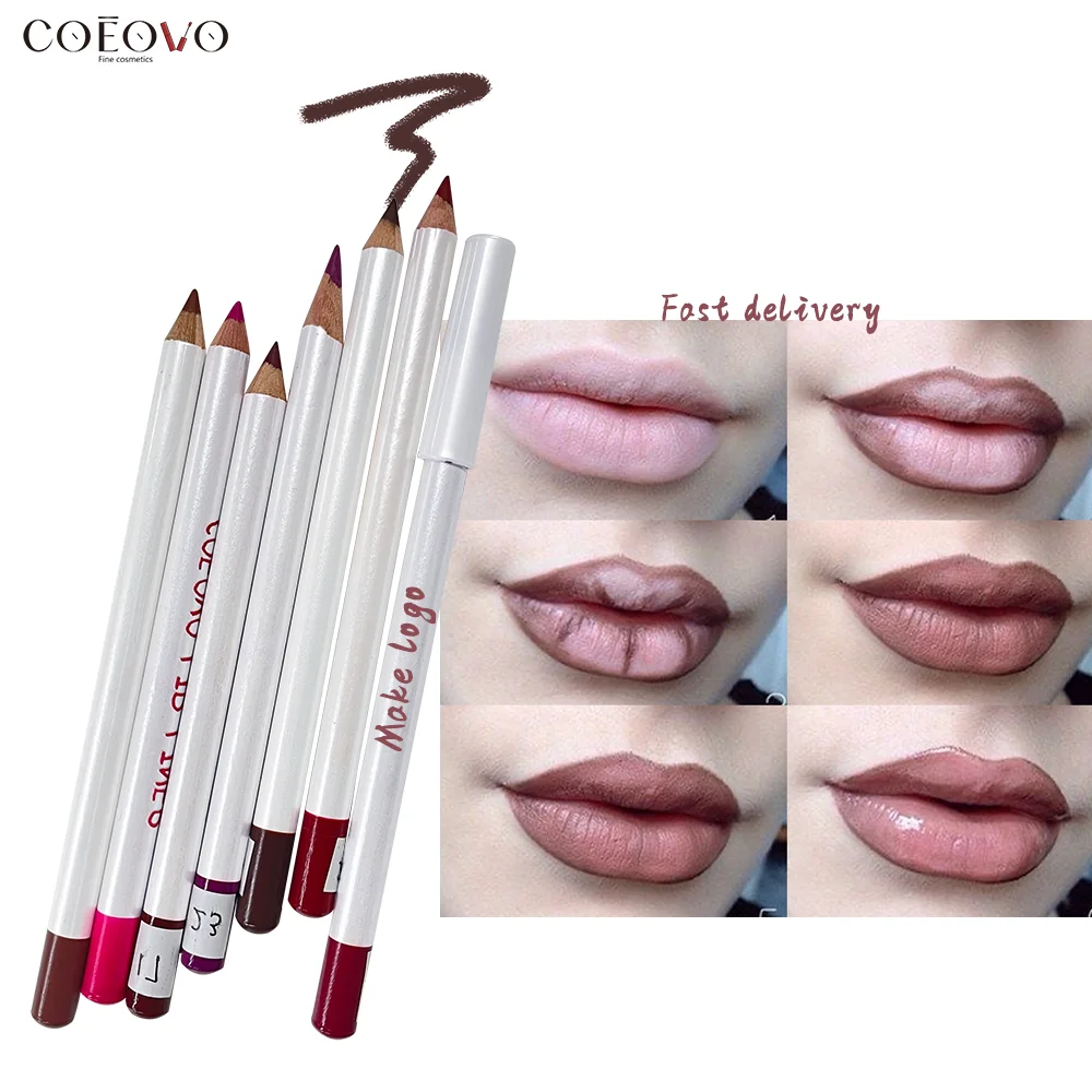 COVOEO pink lip gloss 26 color OEM custom pencil oem lip pencils eyes lips linear pencil