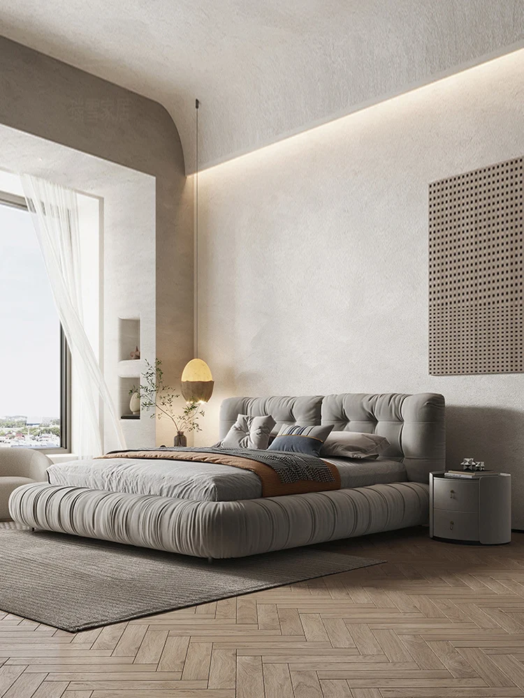 fabric bed  wholesale hotel bedroom bedding furniture set double luxury wooden king size up-holstered beds