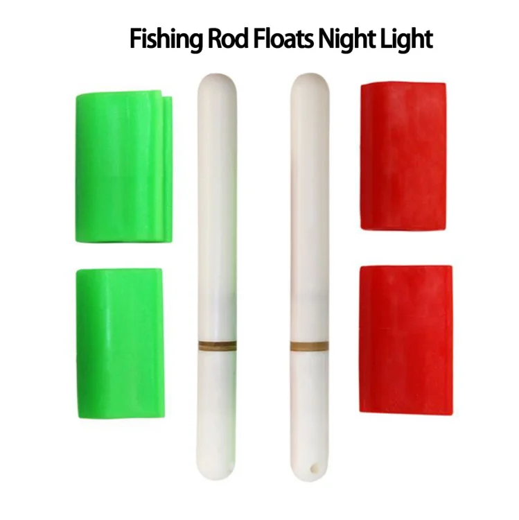 LED Glow Fishing Light Rod Tip light with Clip Night Stick for Sea Fishing Rod Glowing Lamp