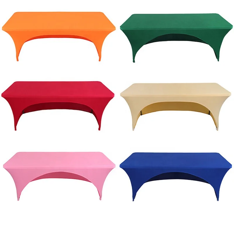 Wholesale Polyester 6Ft Arch Stretch Spandex Exhibition Table Covers