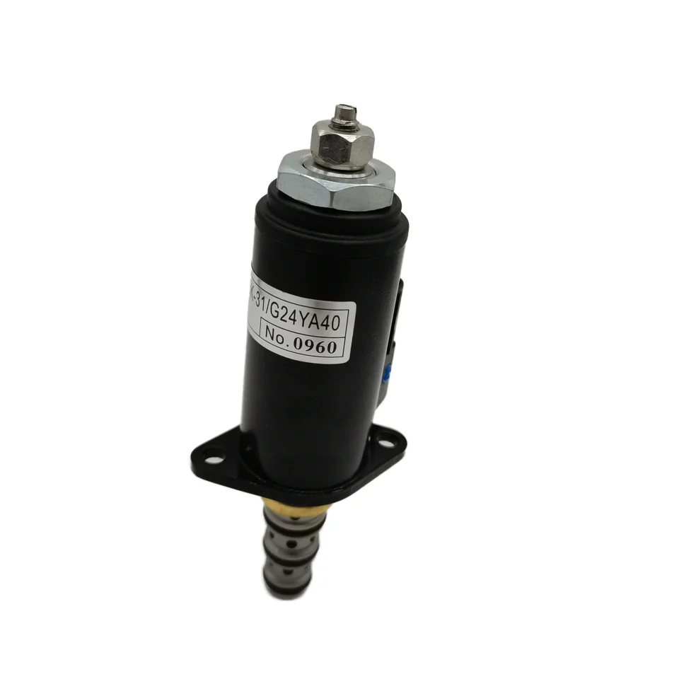 High-Quality YN35V00021F1 Solenoid Valve KWE5K-31/G24YA40 For Kobelco SK200-3 SK200-5 SK200-6