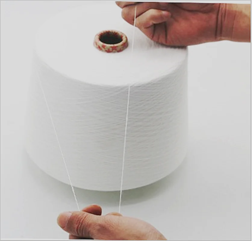 Cheap Price Polyester Spun Yarn Weaving Carton Cones For Yarn Thread Raw Material  Factory in China