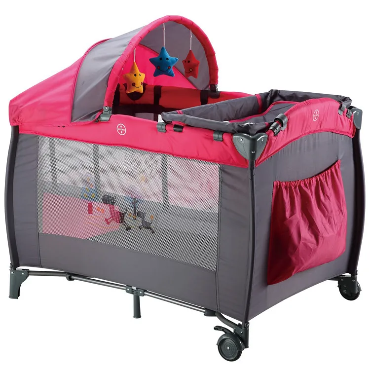 European baby travel cot very compact foldable playpen baby bed