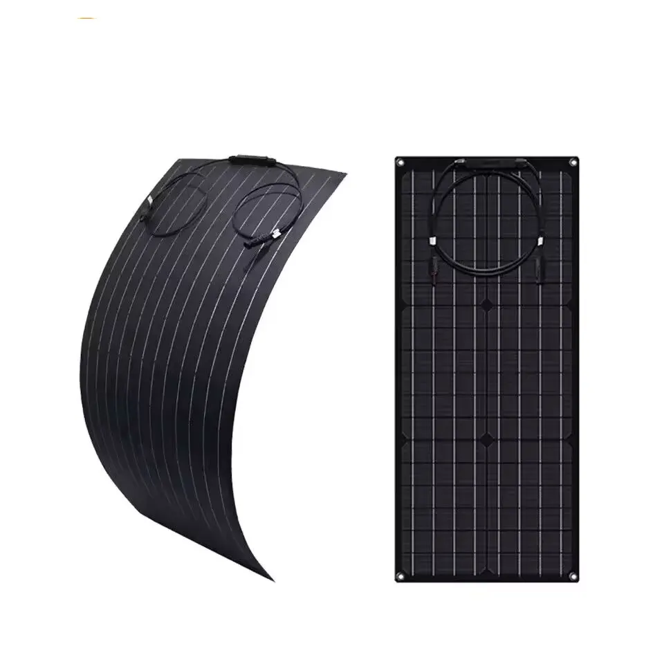 Custom Solar Semi 130w Etfe Flexible Solar Panels Kits For Car Roof