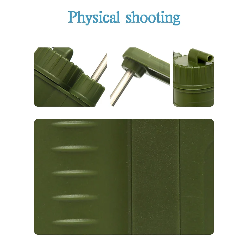 Portable outdoor water purifier ABS food grade plastic is suitable for pollution-free fresh water such as river water, rainwater