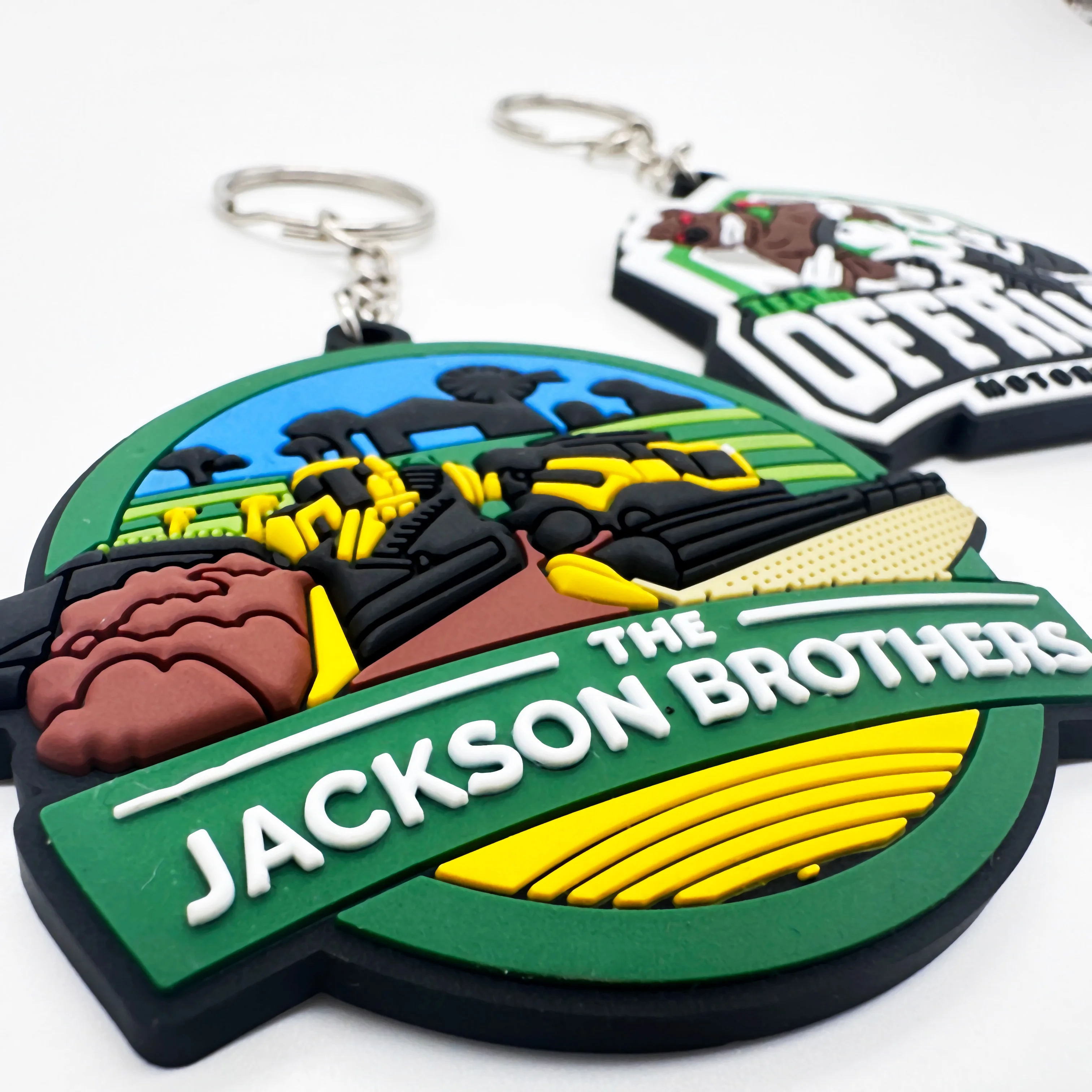 Custom new design mini motorcycle keychains helmet cartoon key holder Promotional for men boy keys bag charms accessories