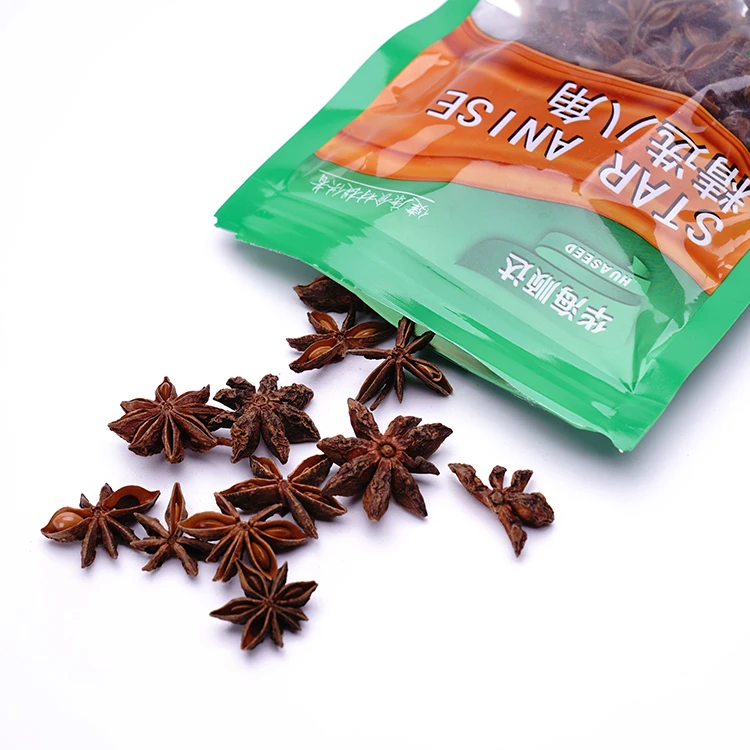 Chinese supermarket Spice Chinese star anise High Quality Whole Anise Seeds Dried Illicium Star Anise for cooking