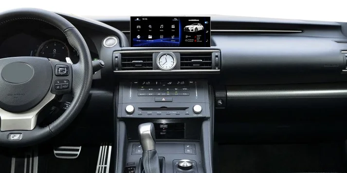 YZG 10.25 Inch Carplay 64GB 32GB DVD Player GPS BT Navigation Multimedia Radio System Android for Lexus RC F 2013-2018