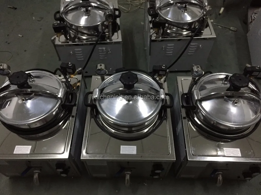 Commercial Electric Chicken/fish Counter-top Pressure Fryer 16liter henny America USA Style Computron 8000 Mdxz-16 For Sale