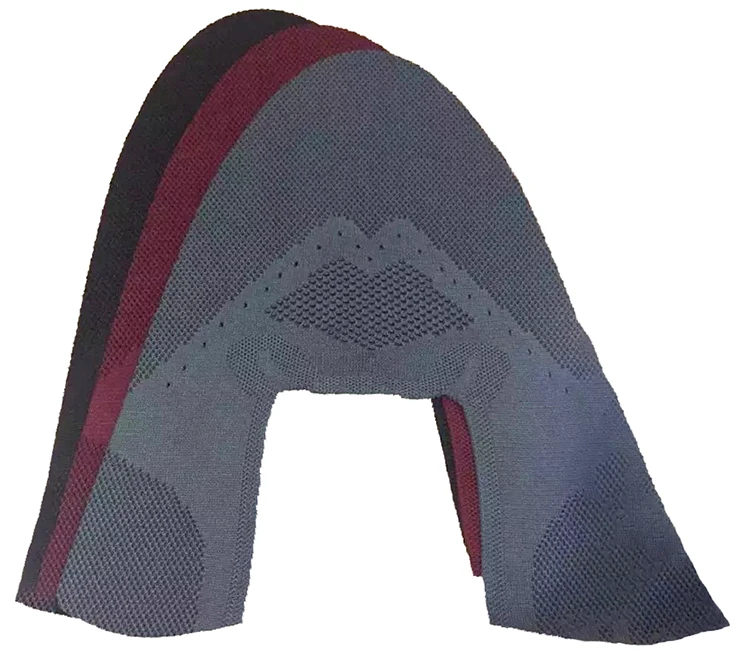 New Style Men Sport Shoes Fabric Upper Materials Fly Knit Shoe Upper Semi Finished Lady Fly Knitting Vamp Shoes Upper