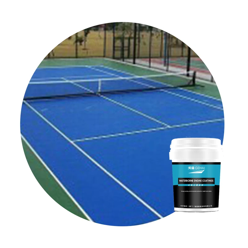 
tennis court synthetic spray flooring paint 
