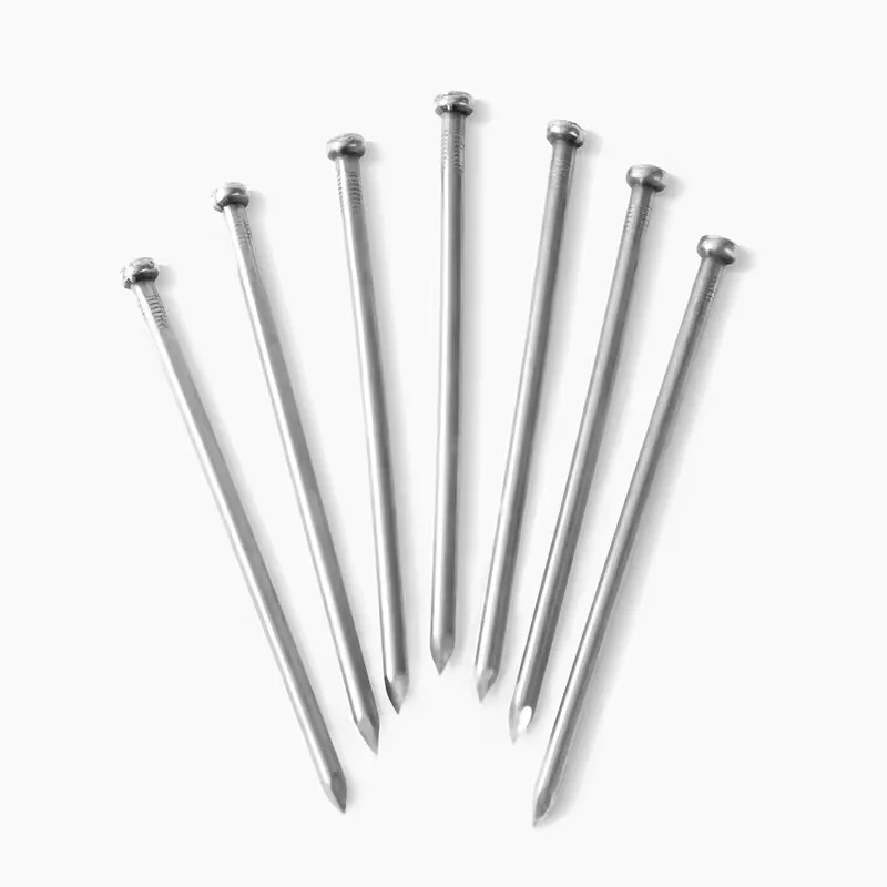 New high-quality Q195 Q235  polished galvanized hot-dip galvanized headless nails for construction