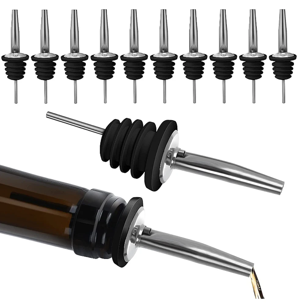 Самый популярный металлический носик для бутылки красного вина, дрип-стоп, скоростной откидной сверху, нержавеющая сталь, золотой, серебряный ликер, Оливер, масло, разливатель вина