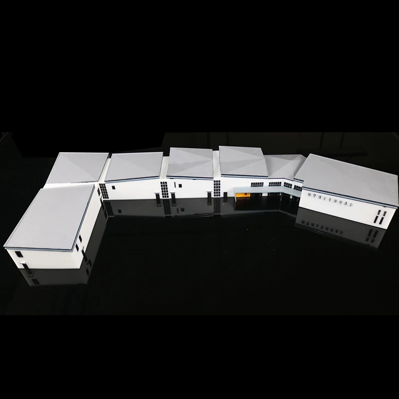 Строительный двор 3d модель печати точная архитектурная масштабная 3D-печать быстрое прототипирование