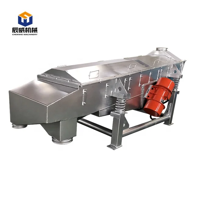 China hot-sale industrial electric vibration sieve/rectangular linear vibration screen