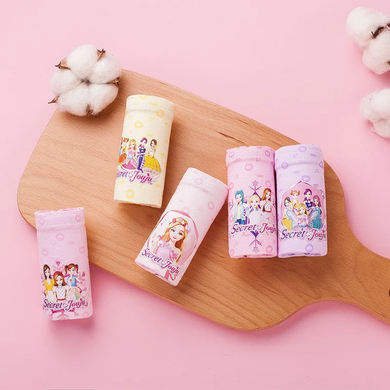 
Popular Cartton Character New Girls Underwear 100% Cotton Girls Short Panties 