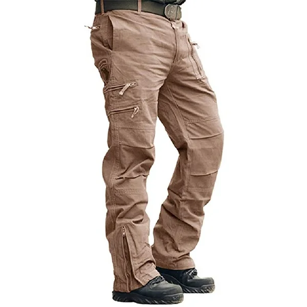 
Wholesale High Quality Cotton Casual Full Length Trousers Tactical Military Cargo Pants for Men 