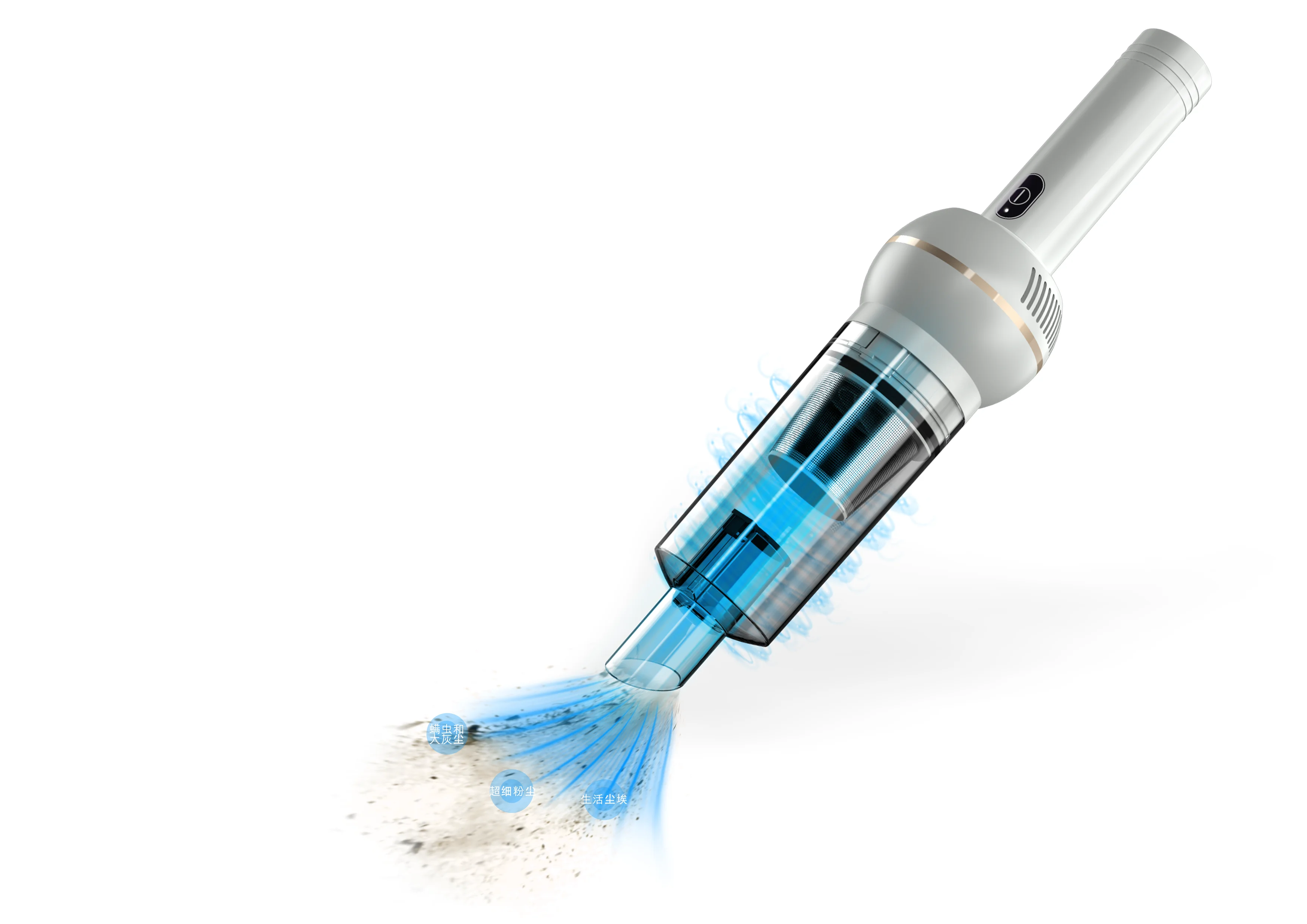 USB Charger  system Cordless Handheld Vacuum Cleaner Portable,very light weight,Steel mesh