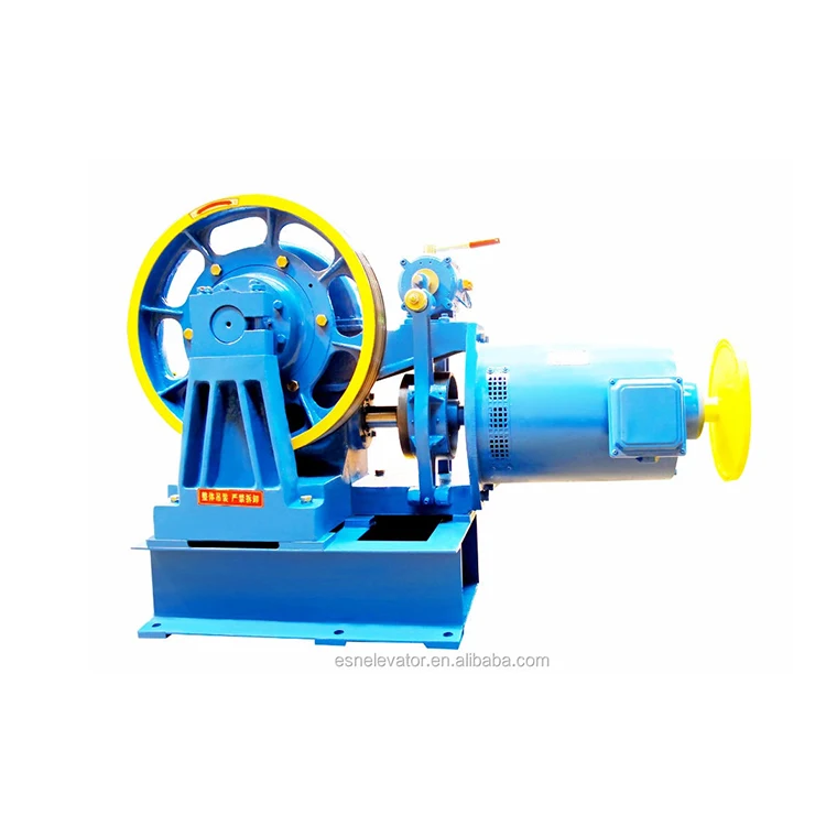 Chinese Professional Manufacturer VVVF DC110V Elevator Electric Geared Traction Motor For Elevator
