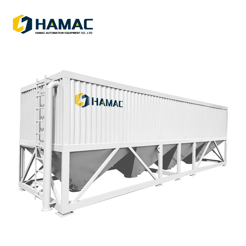High Efficient Cement Container Silo Steel Cement Container Large Size Storage Horizontal Cement Silo For Sale