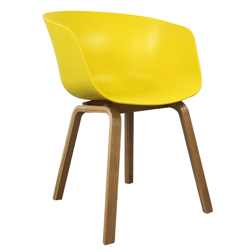 Оптовая продажа, мебель для столовой, современный дизайн, модные дешевые пластиковые стулья с деревянными ножками, дизайнерский стул из массива дерева