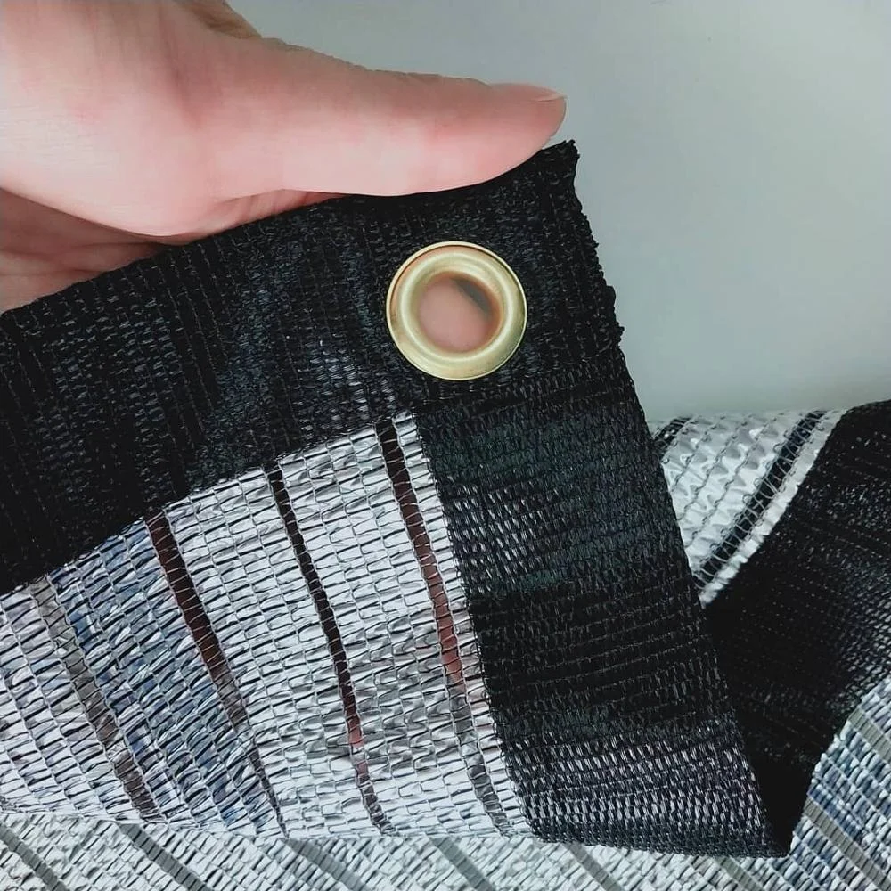 80% HDPE aluminum silver plastic garden sun shade netting for car parking (3*3m)