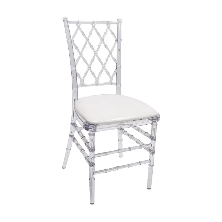 Wholesale China Acrylic Grid Chair Modern bar Banquet and Event Chairs for Outdoor Use Tiffany Style on Sale