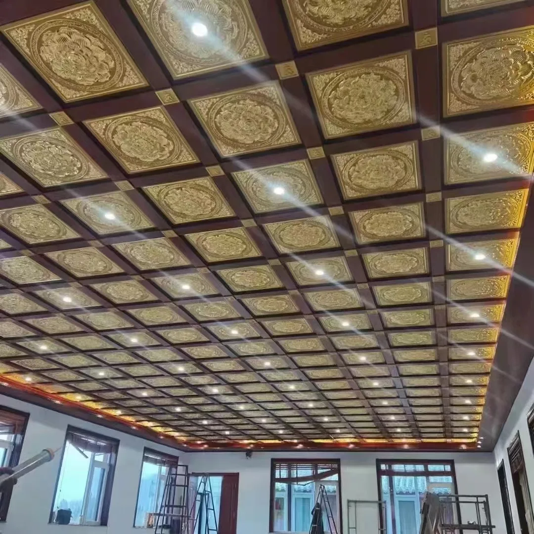 3D Temple Clip in Ceiling Tile Metal Interior Temple Ceiling Panel