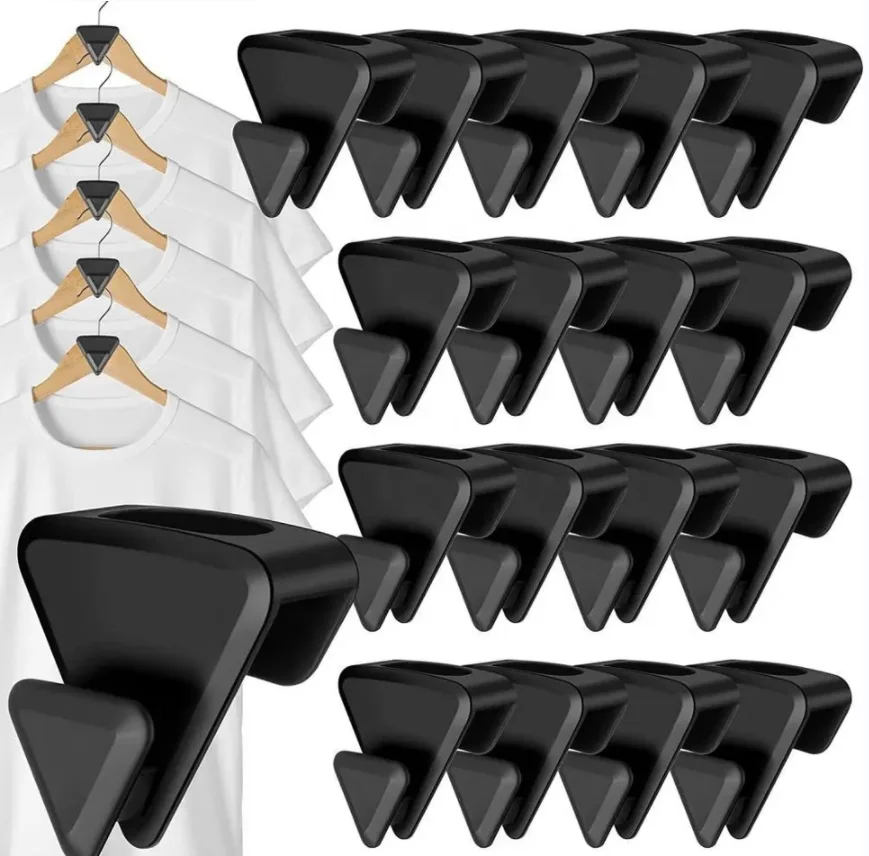 Ultra Premium Hanger Hooks to Create Up to 5X Closet Space Saving Closet Organizers Clothes Hanger Connector Hooks