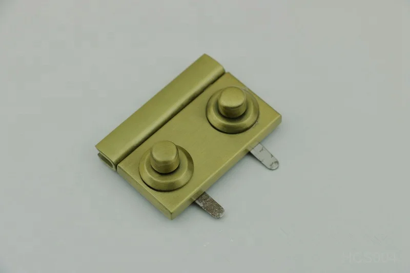 Factory supply bag accessories high quality zinc alloy bag lock for leatherbags