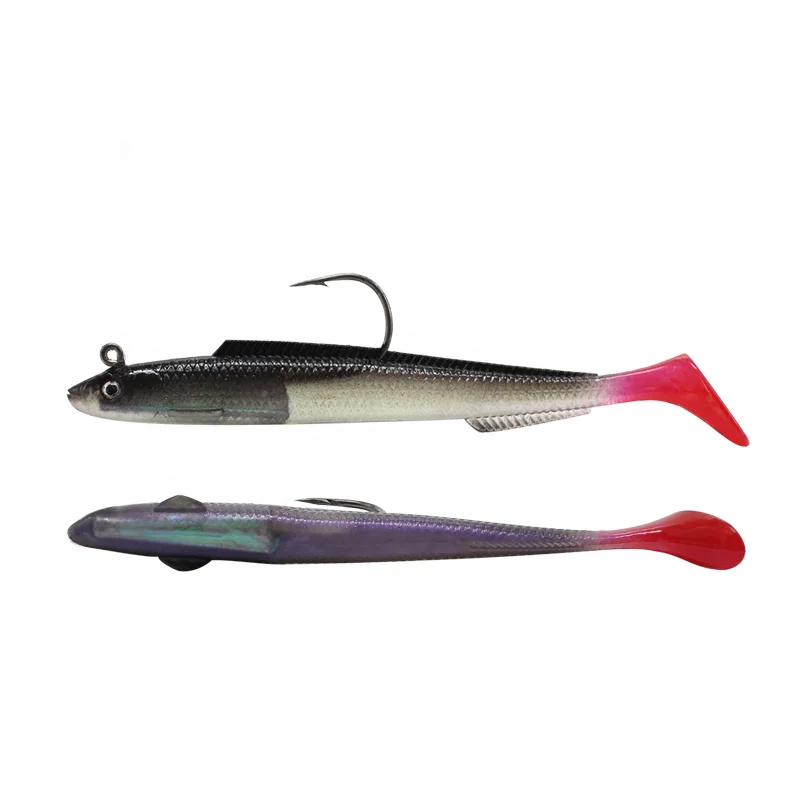 Top Quality Afishlure Fishing Soft Lure Soft Sea Eel False Bait Paddle Tail Sand Eel Artificial Lure