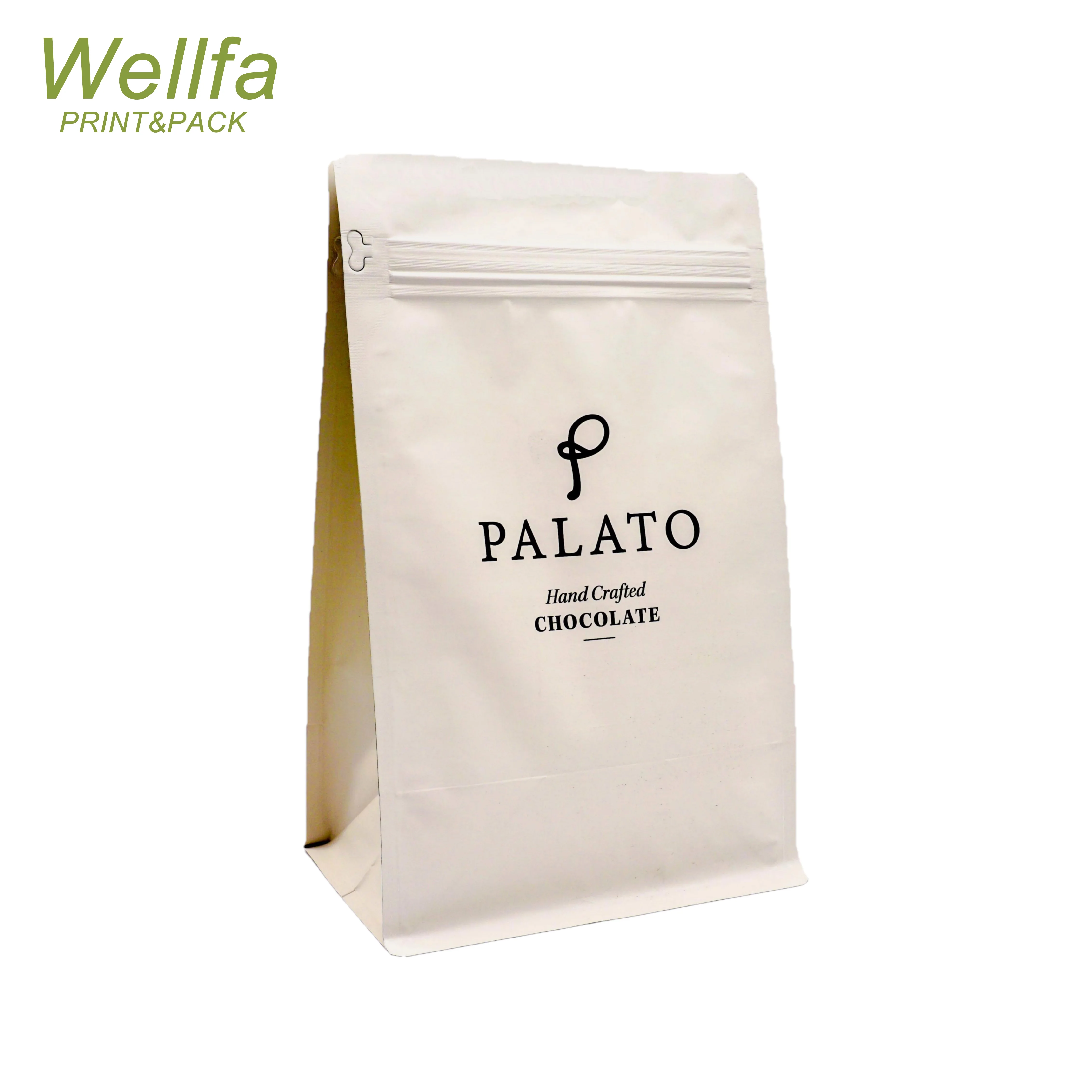 White Paper Bags for Chocolate Packaging