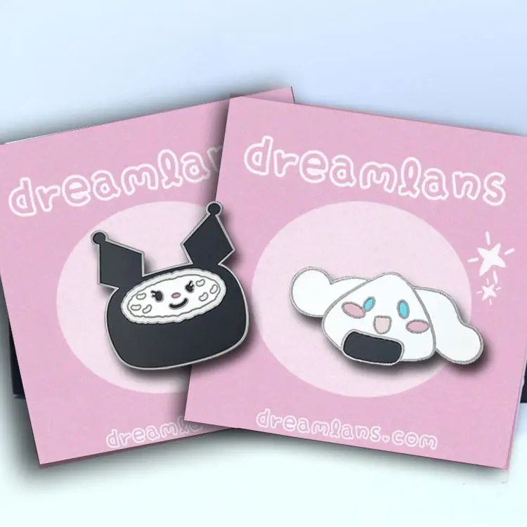 High Quality Pins Manufacturer Customized logo Metal Soft Enamel Custom Kuromi Lapel Pin