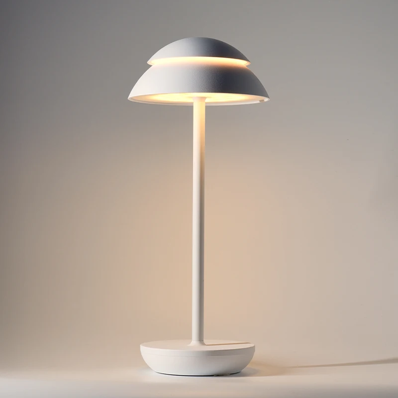 Led Night Light Touch Switch Dimmable Led Desk Lamp Bedroom Restaurant Cordless mushroom Table Lamps