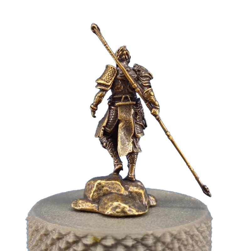 OEM Custom Aluminum Brass CNC Milling WuKong Ornaments Machining Parts 3D Metal Masterpieces Machined Art Machining Service