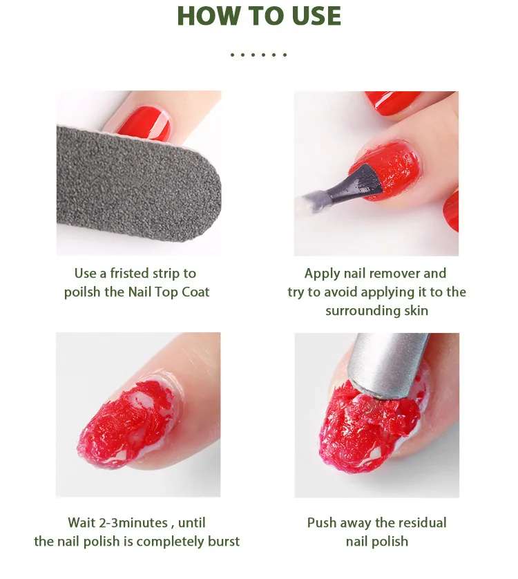 Missbloom New 15Ml Magic Nail Polish Remover Liquid Burst With File Gel Remover Nail Gel Polish Remover