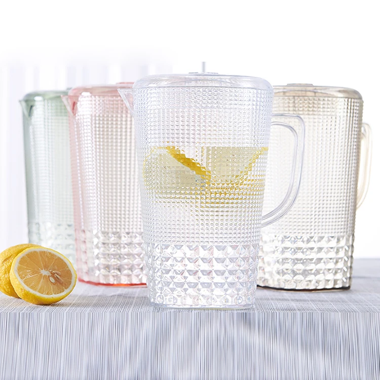 1500ML plastic water pitcher jug bottle carrel for Ice tea juice