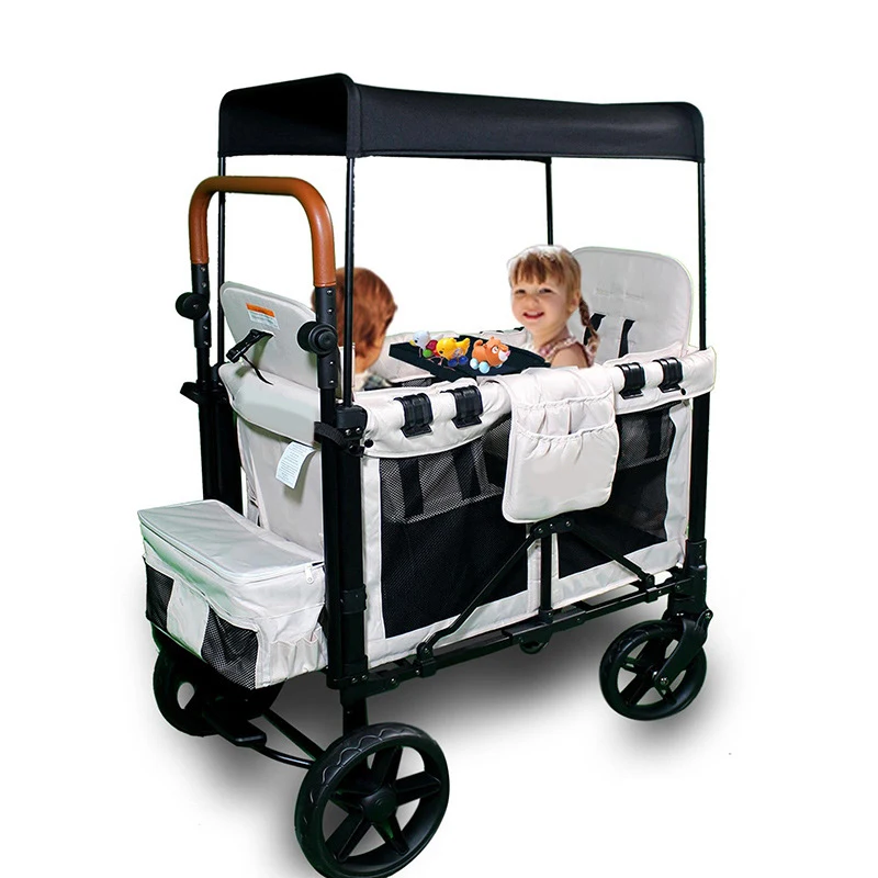 Utility Wagon Stroller 3 in 1 stroller lightweight baby stroller 2 kid twin baby wagon cart