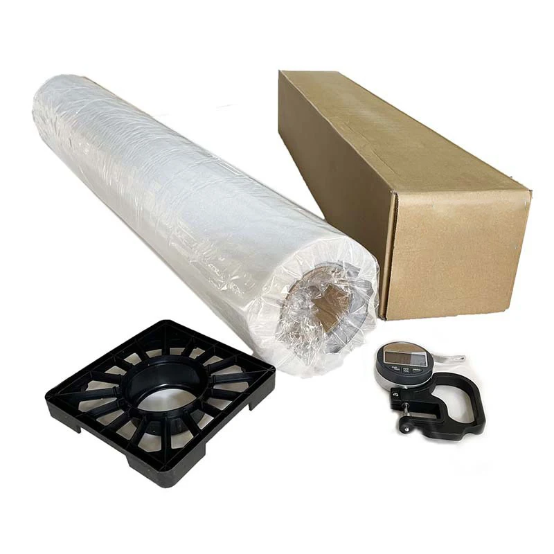 Manufacturer Wholesales 170 Mic Grey Back PVC Recyclable Eco-friendly Pull up Banner Roll Material