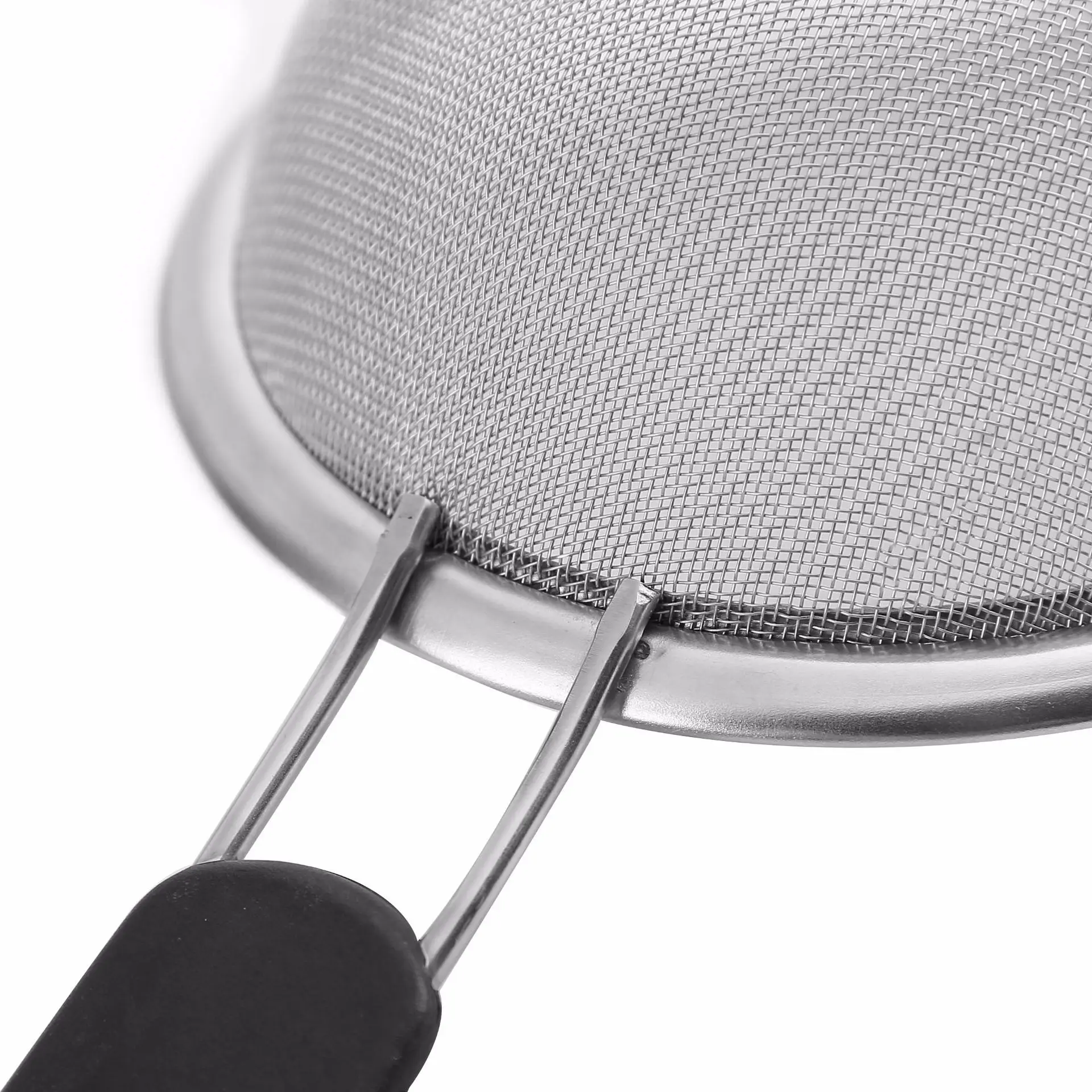 Stainless Steel Fine Mesh Strainers, Set of 3 Graduated Sizes with Comfortable Non Slip Handles, Extra Fine Sieve Strainer