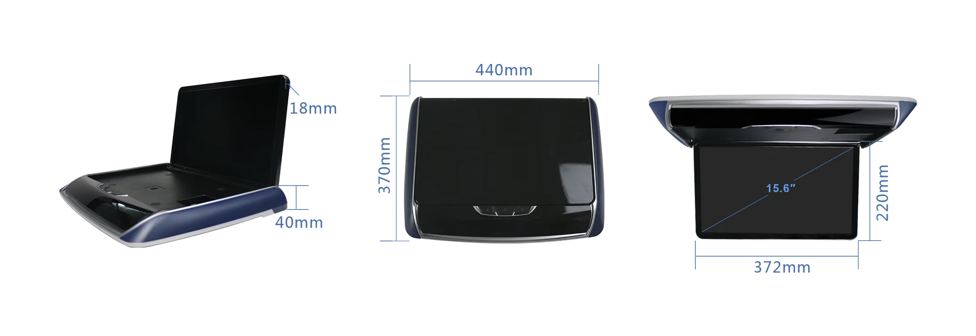8K HD 13.3inch Android 9.0 system car rear seat entertainment system full screen roof monitor