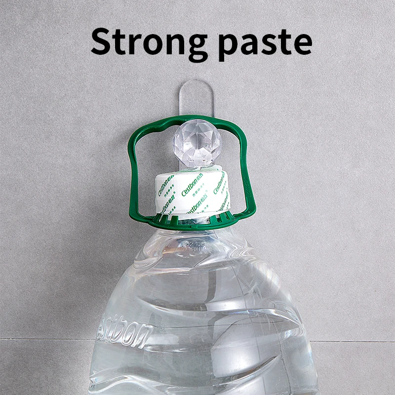 Punch-free Crystal Drawer Handle Self-Adhesive Acrylic Transparent Cabinet Wardrobe Furniture Pulls Handles Hanger Hooks