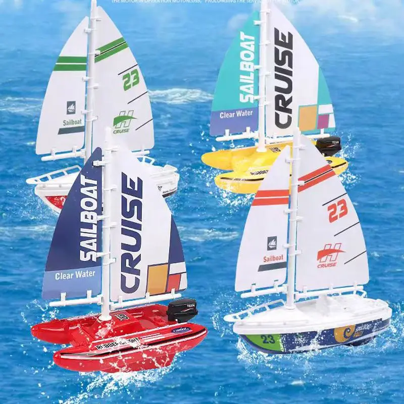 JMD Toy Speed Boat High Speed Tiny Boat Toy Diy Electric Model Boats