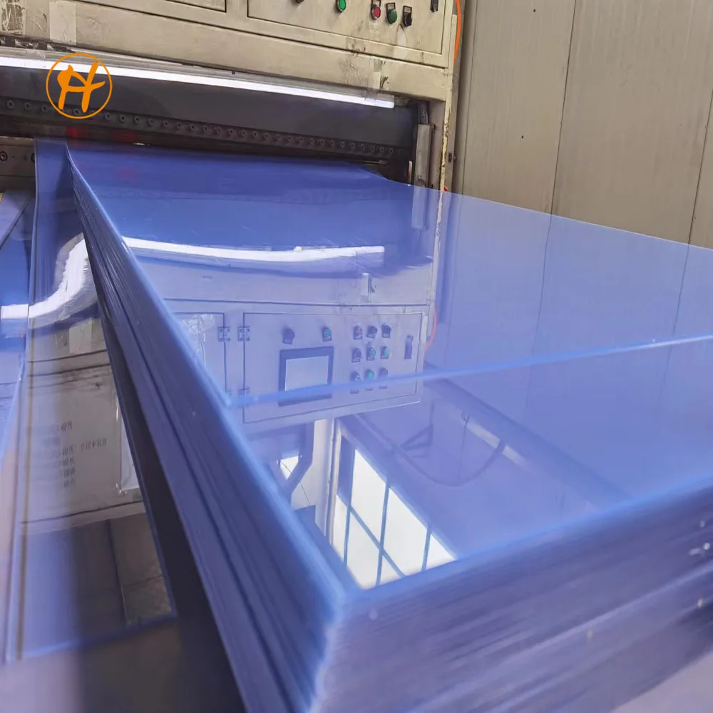 Clear Cheap PVC Rigid Sheet plastic Garment Template cutting