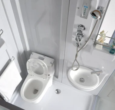 Indoor toilet,  movable integral bathroom