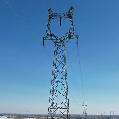 China 30-132kv steel power transmission line tower multi-circuit transmission line tower