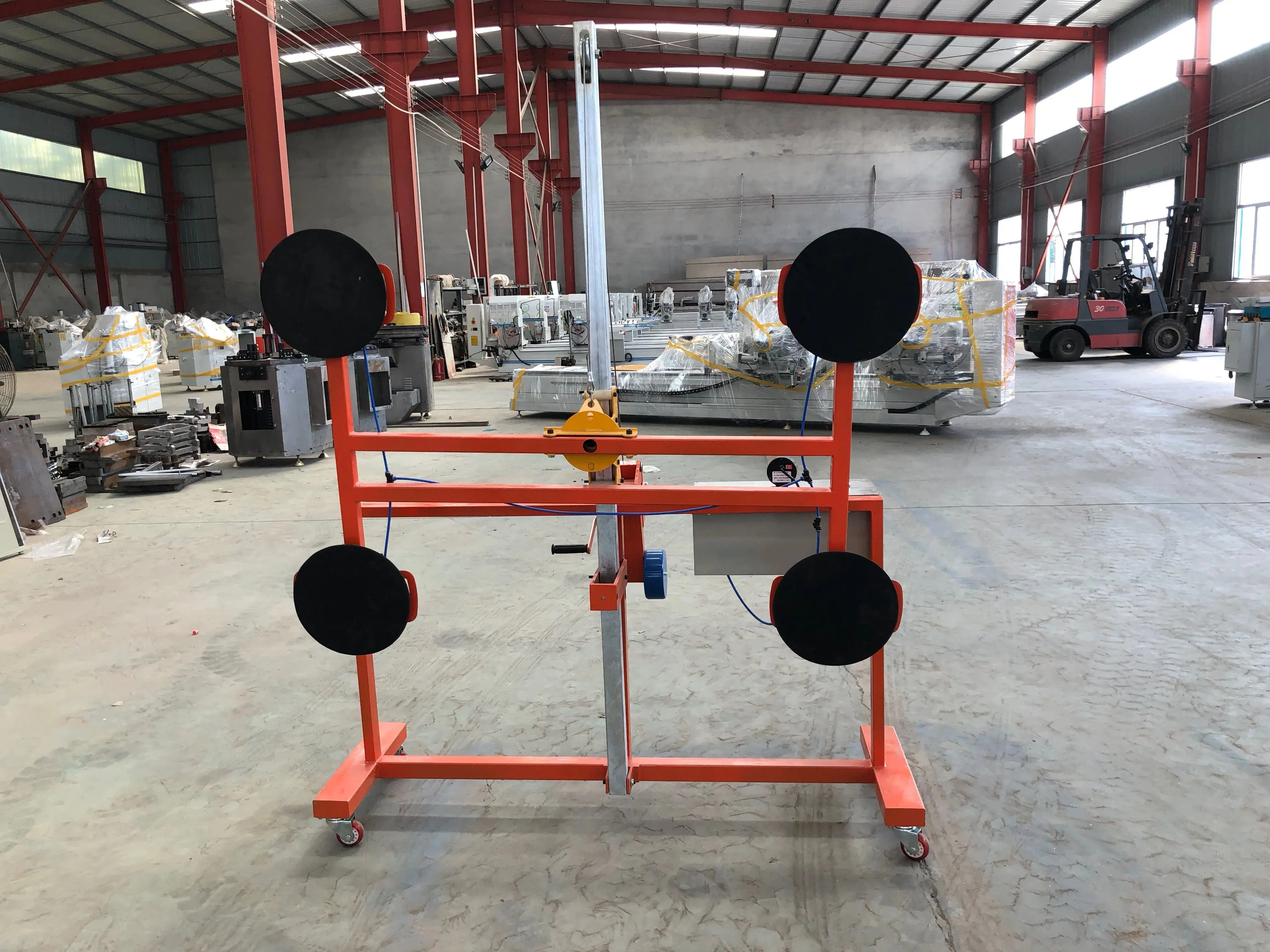 200 кг ручной подвижный стеклоподъемник на колесиках вакуумный