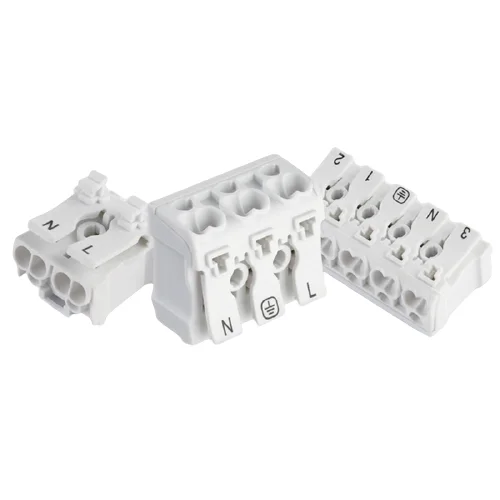 3 Pin led light quick wire clip connector 923 self lock press push wire quick connector